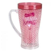 Caneca Térmica Tulipa Gel 420ml - Pra Ver Mais Bonito - Uatt Caneca Térmica Tulipa Gel 420ml - Pra Ver Mais Bonito - Uatt