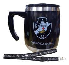 Caneca Térmica Vasco Da Gama Com Cordão Original Caneca Térmica Vasco Da Gama Com Cordão Original