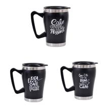 Caneca Térmica Wincy Casa 300ml com Tampa Hot Drink