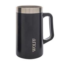 Caneca Térmica Wolff Em Aço Inox Preto 500ml