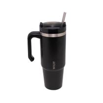 Caneca Térmica Wolff SlimTerm Dupla Parede Preta 890ml Caneca Térmica Wolff SlimTerm Dupla Parede Preta 890ml