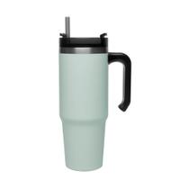 Caneca Térmica Wolff SlimTerm Dupla Parede Verde 890ml Caneca Térmica Wolff SlimTerm Dupla Parede Verde 890ml