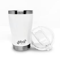 Caneca Térmico Aço Inox Com Tampa 473 Ml Oba Térmic