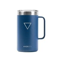 Caneca Termo Hydrate Azul Marino 710ml - Mantenha sua bebida favorita quente por mais tempo.