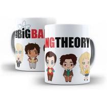 Caneca The Big Bang Theory Personagens Desenho Série Geek Caneca The Big Bang Theory Personagens Desenho Série Geek
