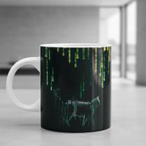 Caneca The Matrix Neo Branco Gato Caneca The Matrix Neo Branco Gato