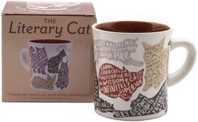 Caneca The Unemployed Philosophers Guild Literary Cat 350 ml Caneca The Unemployed Philosophers Guild Literary Cat 350 ml