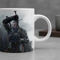 Caneca The Witcher Branco The Witcher 3 Caneca The Witcher Branco The Witcher 3