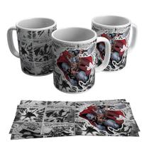 Caneca Thor Martelo Super Herói Gibi Revistinha Criança