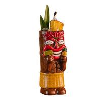 Caneca Tiki Cerâmica, Copo Tiki Bar de 350 ml com design Tiki divertido Caneca Tiki Cerâmica, Copo Tiki Bar de 350 ml com design Tiki divertido