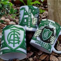 Caneca Time Do Coração 3d Personalizada 325ml Branca - TIMES