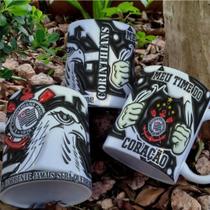 Caneca Time Do Coração 3d Personalizada 325ml Branca - TIMES