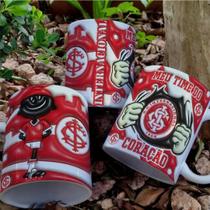 Caneca Time Do Coração 3d Personalizada 325ml Branca - TIMES