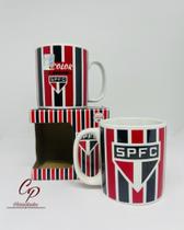 Caneca Time/ São Paulo-Porcelana - Produto Licenciado - Mileno