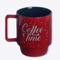 Caneca Tina 400ml Coffee Time Caneca Tina 400ml Coffee Time