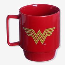 Caneca Tina 400ml Mulher Maravilha