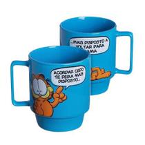 Caneca Tina Azul Do Garfield 400ml