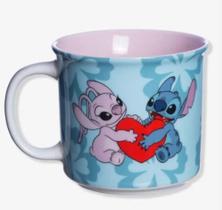 Caneca tom 350ml stitch namorados 10025654