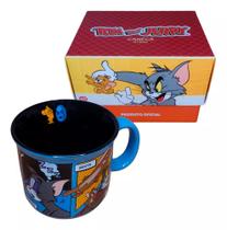 Caneca Tom E Jerry Cerâmica 470ml Presente Criativo Oficial