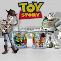 Caneca Toy Story Wood e Buzz 250ml Helsim