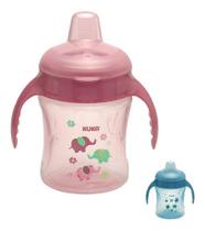 Caneca Treinamento Antivazamento Decorada Anatômica Bico Silicone 200 ML Kuka