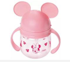 Caneca treinamento com canudo minnie 260ml - plasutil