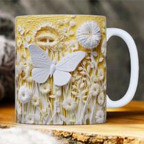 Caneca tridimensional 3D animais/paisagens Caneca tridimensional 3D animais/paisagens