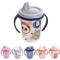 Caneca Trio com Alça e Tampa Protetora para Bico 330 ml Com Desenhos Plasútil Caneca Trio com Alça e Tampa Protetora para Bico 330 ml Com Desenhos Plasútil