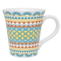 Caneca Tulipa Bilro Oxford Cerâmica 330ml