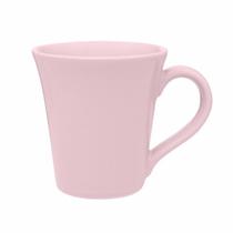 Caneca Tulipa Color Oxford Rosa Cerâmica 330ml