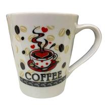 Caneca Tulipa Porcelana Estampa Café 290Ml