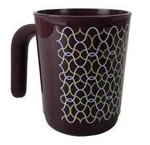 Caneca Tupperware 350ml - Ilumina Marsala Decorada Elegante