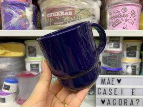 Caneca Tupperware 370 ml Azul Marinho - Linha Importada