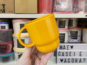 Caneca Tupperware 370 ml Laranja - Importada