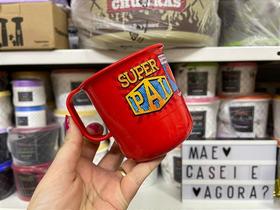 Caneca Tupperware Pai 350 ml Vermelha