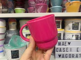 Caneca Tupperware Rosa 370 ml - Importada