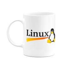 Caneca - Tux Linux branca