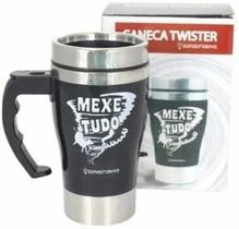 Caneca Twister Mixer Mexe Tudo Preta