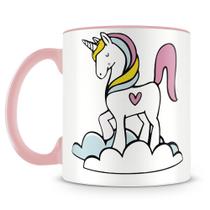 Caneca Unicórnio Magic Dream Rosa - Porcelana Personalizada
