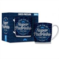 Caneca Urban 360ml na caixa - Super Padrinho Presente Brasfoot