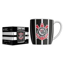 Caneca Urban Porcelana Allmix Corinthians Democracia Preto 360 ML Licenciada Branco Caneca Urban Porcelana Allmix Corinthians Democracia Preto 360 ML Licenciada Branco