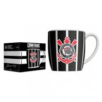 Caneca Urban Porcelana Allmix Corinthians Democracia Preto 360 ML Licenciada Branco Caneca Urban Porcelana Allmix Corinthians Democracia Preto 360 ML Licenciada Branco