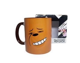 Caneca Ursos Sem Curso Pardo 325 Ml Oficial Clube Comix