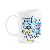 Caneca - Uso exclusivo do melhor professor de física Caneca - Uso exclusivo do melhor professor de física
