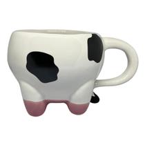 Caneca Vaquinha 3d De Cerâmica Decoração 250ml