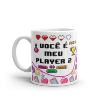 Caneca Vc É Meu Player 1 2 Gamer Nerd Geek Dia dos Namorados Presente Amor Namoro - Dking Creative