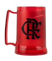 Caneca Vermelha Gel Isolante Térmico 400ml Flamengo Caneca Vermelha Gel Isolante Térmico 400ml Flamengo