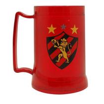 Caneca Vermelha Gel Isolante Térmico 400Ml - Sport Club Caneca Vermelha Gel Isolante Térmico 400Ml - Sport Club