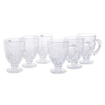 Caneca Vidro 190ml Xícara Cristal Imperial - Dolce Home