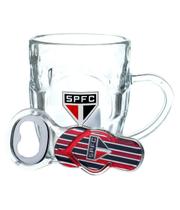 Caneca Vidro 310ml Com Abridor - SPFC Caneca Vidro 310ml Com Abridor - SPFC
